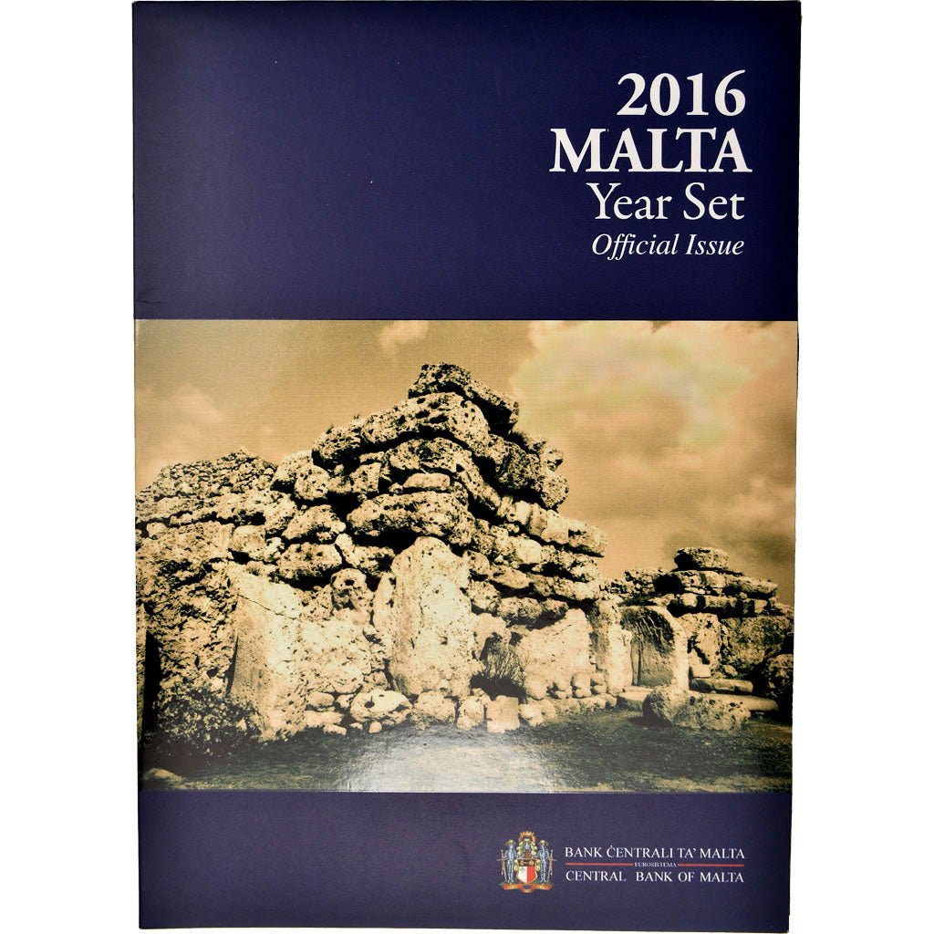 malta, 
  
  1 cent až 2 eurá, 
  
  2016