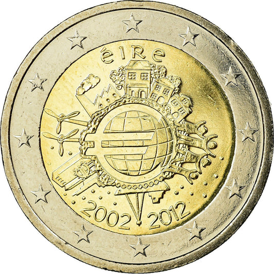 ÍRSKA REPUBLIKA, 
  
  2 eurá, 
  
  2012