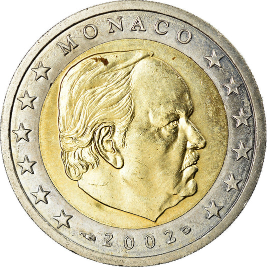 Monako, 
  
  2 eurá, 
  
  2002