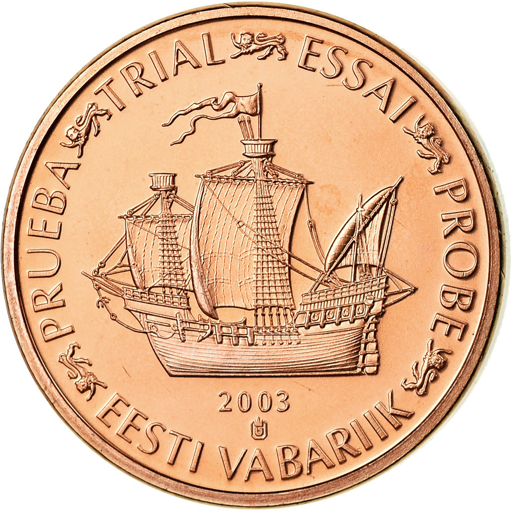 Estónsko, 
  
  2 euro centy, 
  
  2003