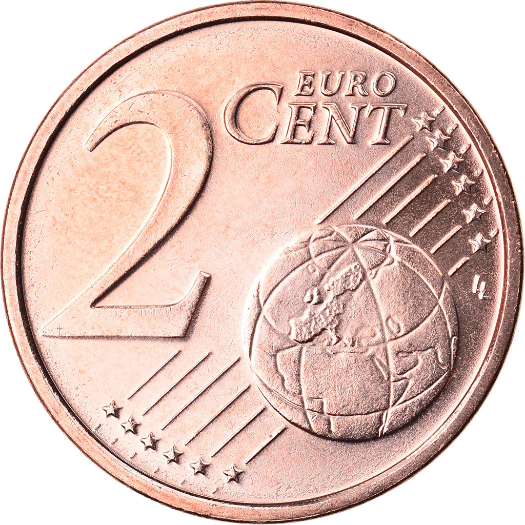 Luxembursko, 
  
  2 euro centy, 
  
  2015