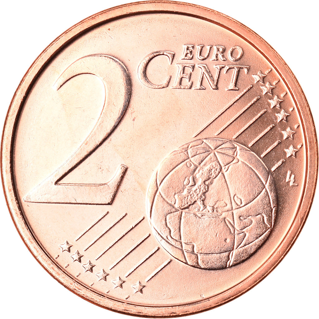 Luxembursko, 
  
  2 euro centy, 
  
  2016