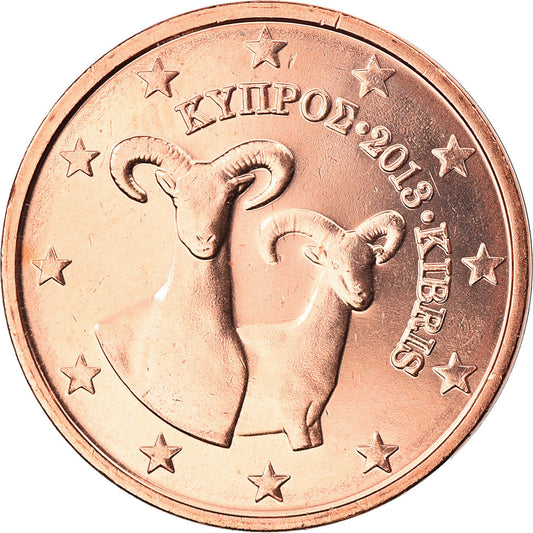 Cyprus, 
  
  2 euro centy, 
  
  2013