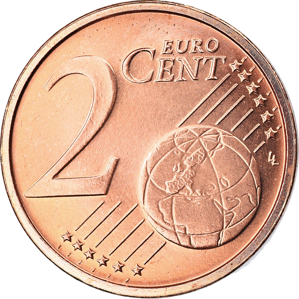 Luxembursko, 
  
  2 euro centy, 
  
  2017