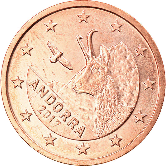 Andorra, 
  
  2 euro centy, 
  
  2017