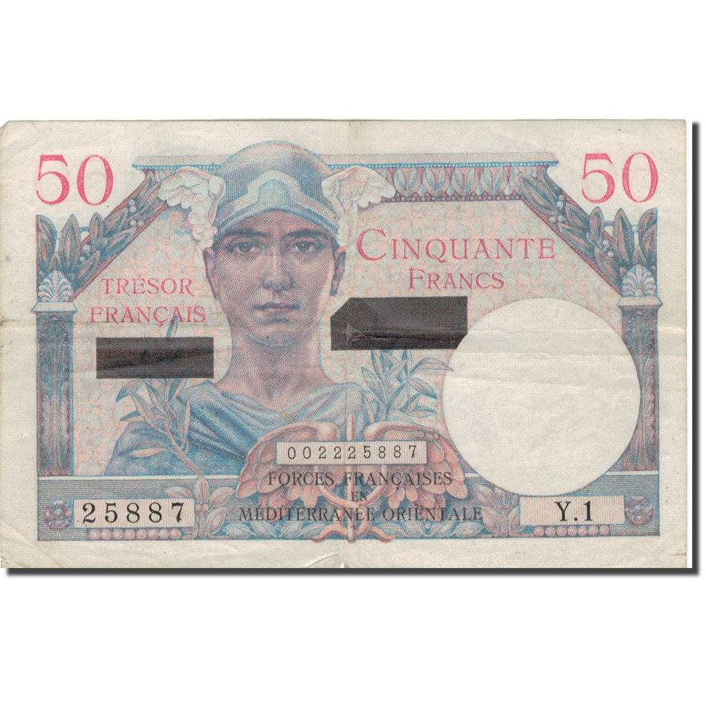 bankovka, 
  
  Francúzsko, 
  
  50 frankov