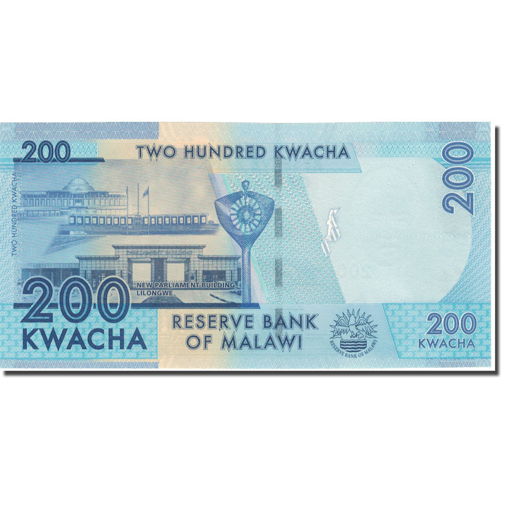 bankovka, 
  
  Malawi, 
  
  200 kwacha