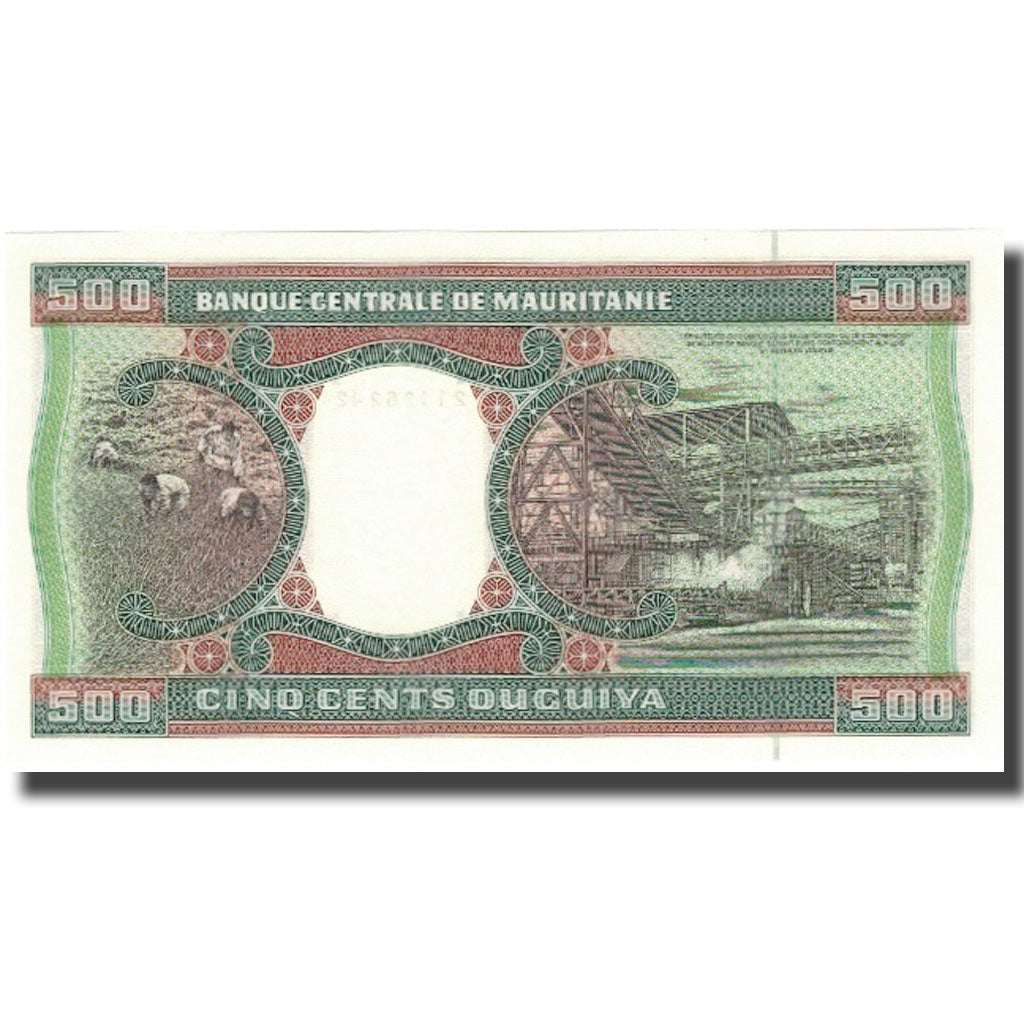 Mauretánia, 
  
  500 Ouguiya, 
  
  1999-11-28