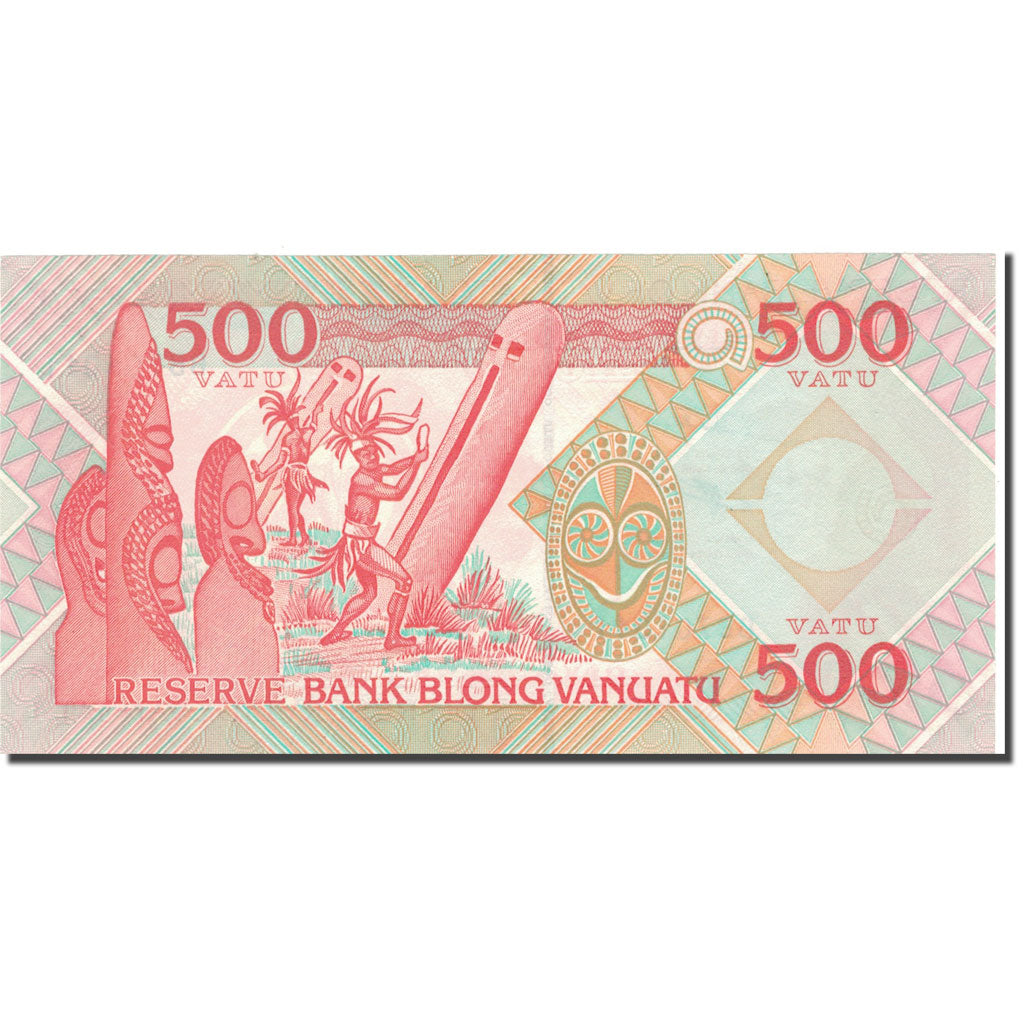 bankovka, 
  
  Vanuatu, 
  
  500 Vatu