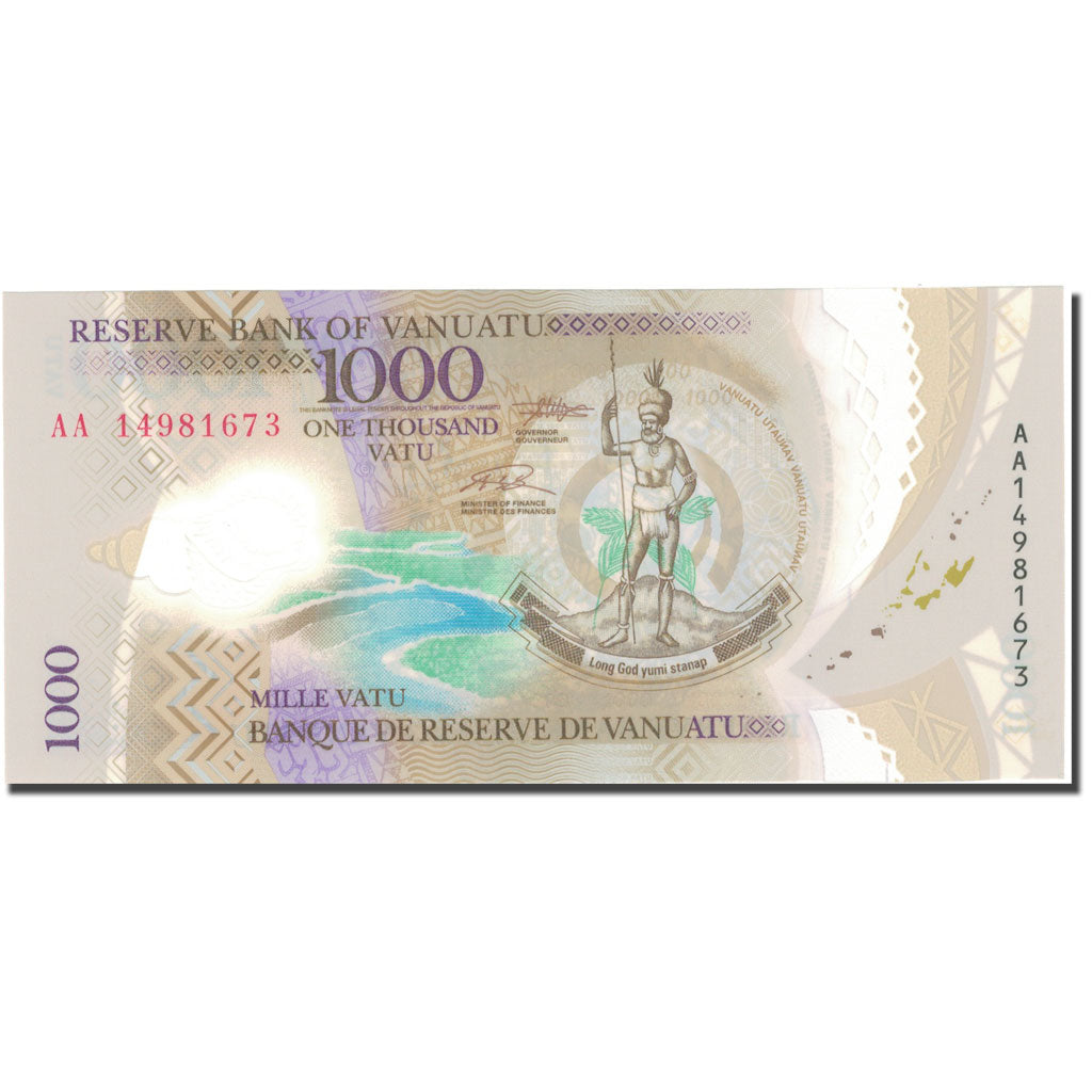 bankovka, 
  
  Vanuatu, 
  
  1000 Vatu