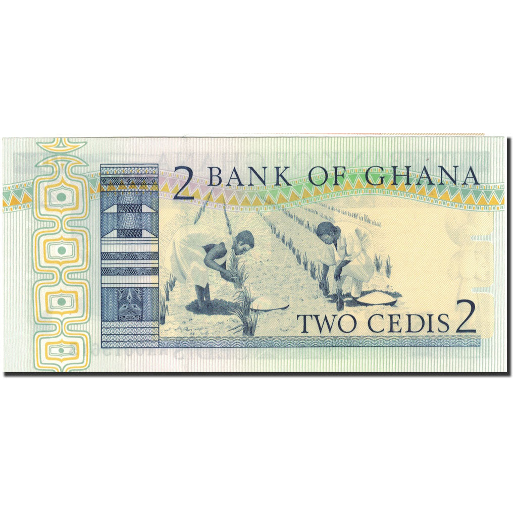 bankovka, 
  
  Ghana, 
  
  2 Cedis