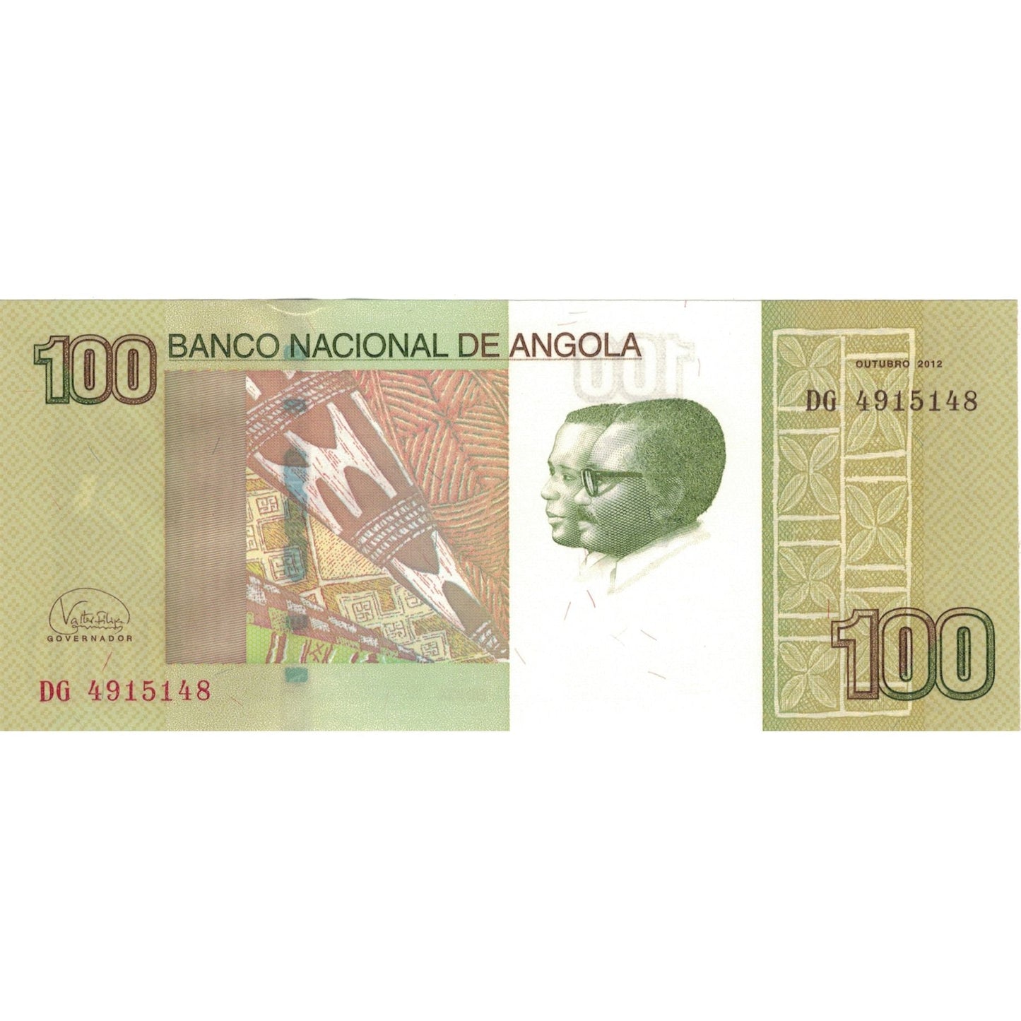 bankovka, 
  
  Angola, 
  
  100 kwanz