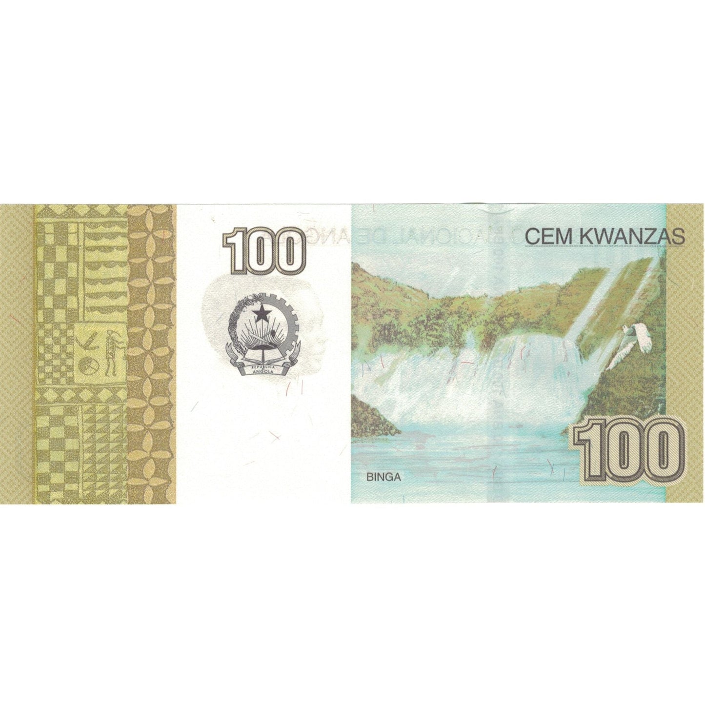 bankovka, 
  
  Angola, 
  
  100 kwanz