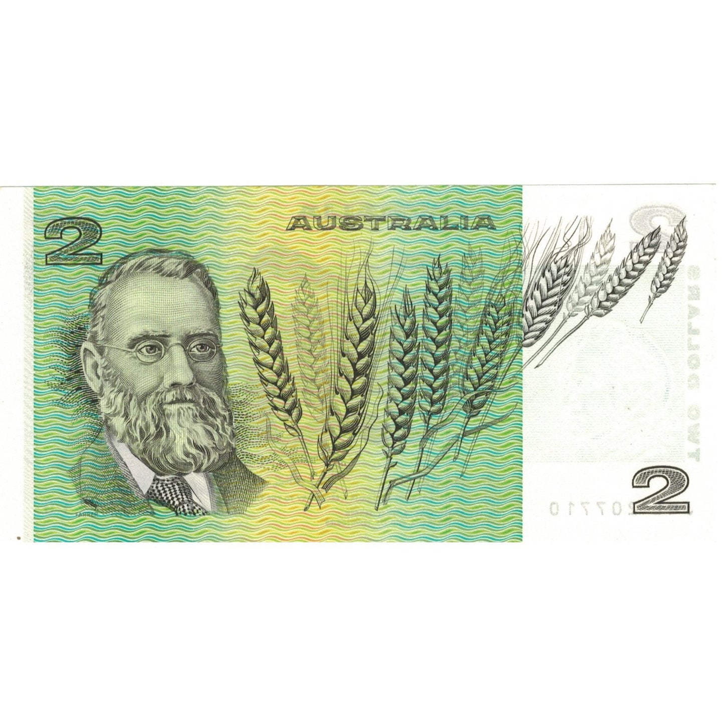 bankovka, 
  
  Austrália, 
  
  2 doláre