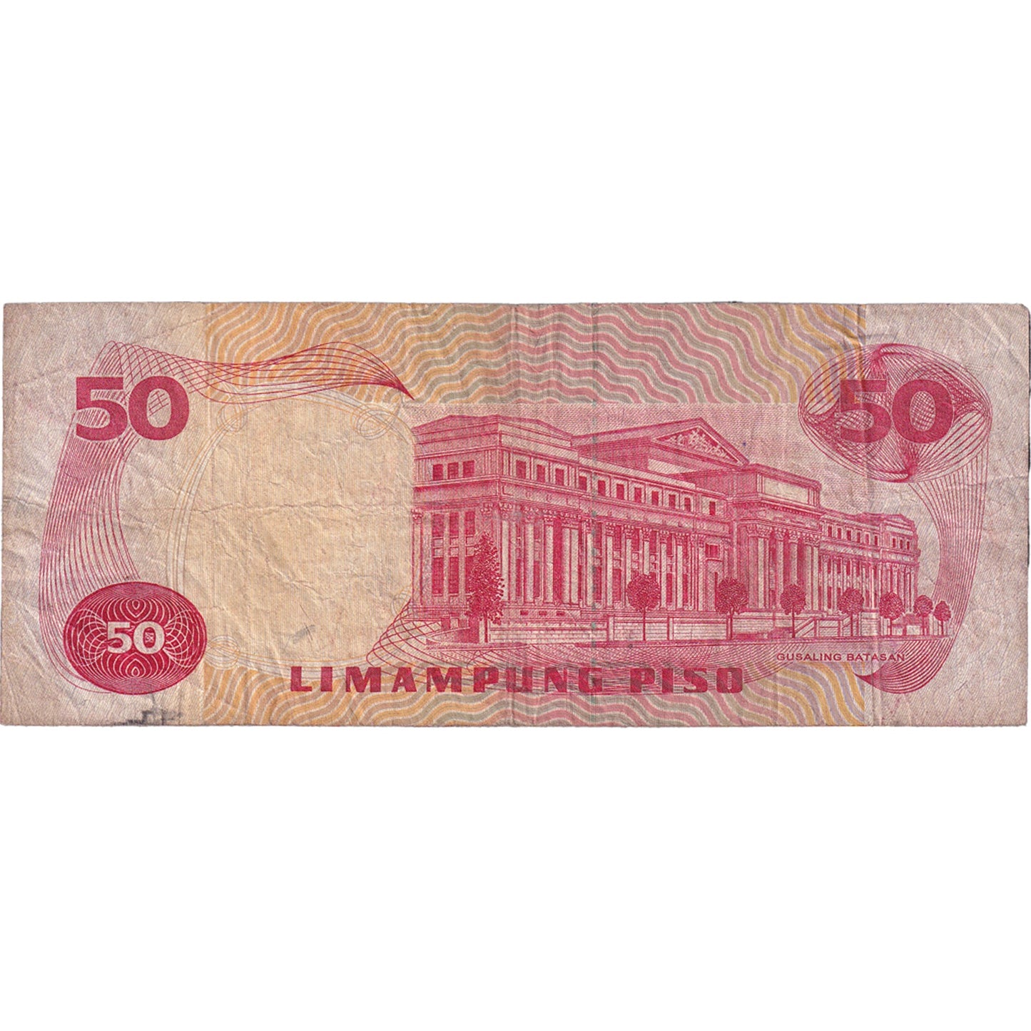 bankovka, 
  
  Filipíny, 
  
  50 Piso