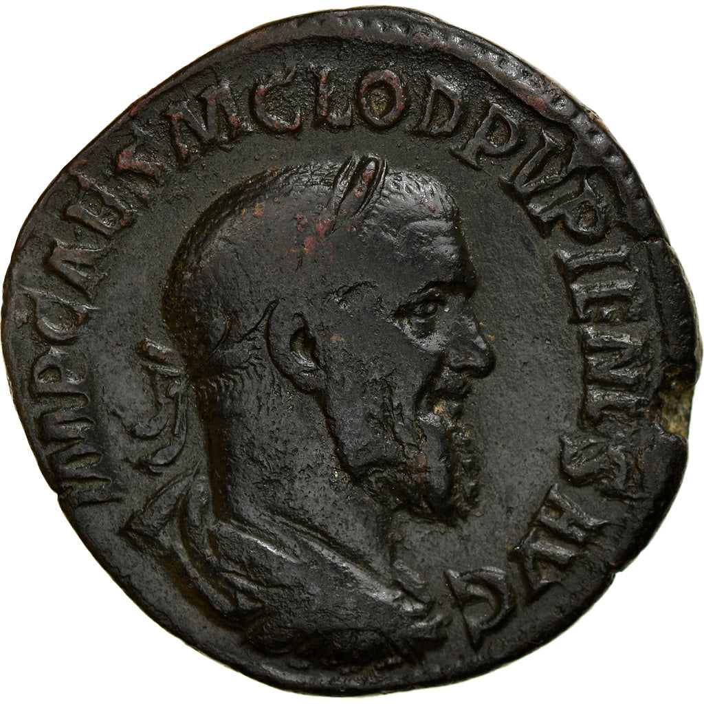 minca, 
  
  Pupienus, 
  
  Sestertius