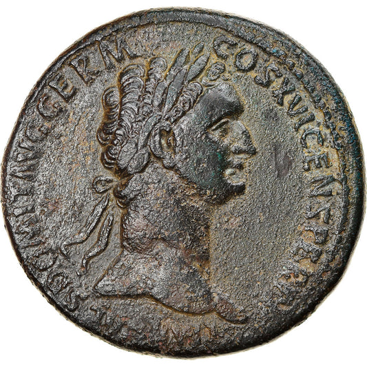 minca, 
  
  Domitian, 
  
  Sestertius