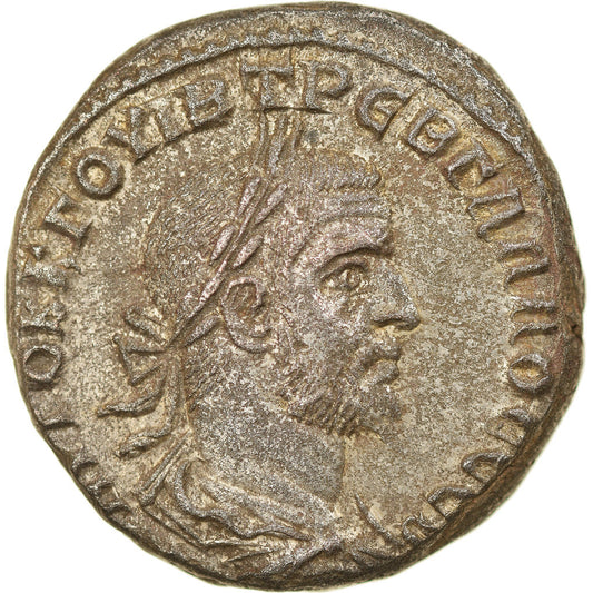 minca, 
  
  Trebonianus Gallus, 
  
  Tetradrachm